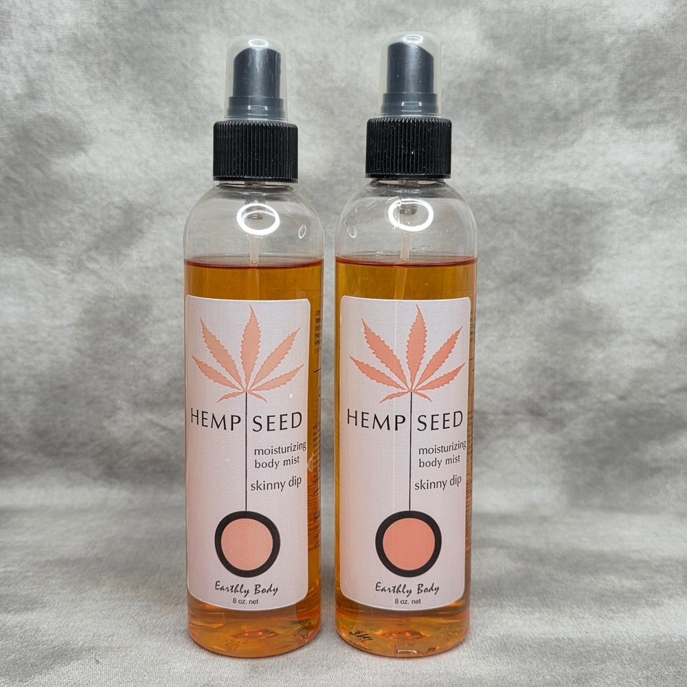 (X2) Earthly Body Hemp Seed 'Skinny Dip' Moisturizing Body Mist 8 oz